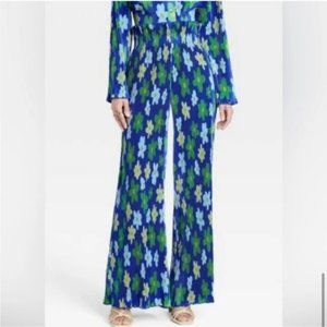 NEW NWT! SAMMY B TARGET BLACK HISTORY MONTH FLOWER PRINT WIDE LEG PANTS sz 1X
